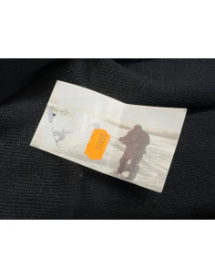 écharpe noir neuve taille unique homme femme 2