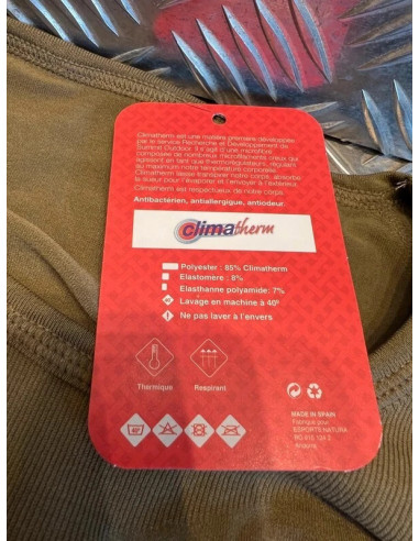 T-Shirt technique Action su-8030 summit aoutdoor climatherm kaki taille xxl