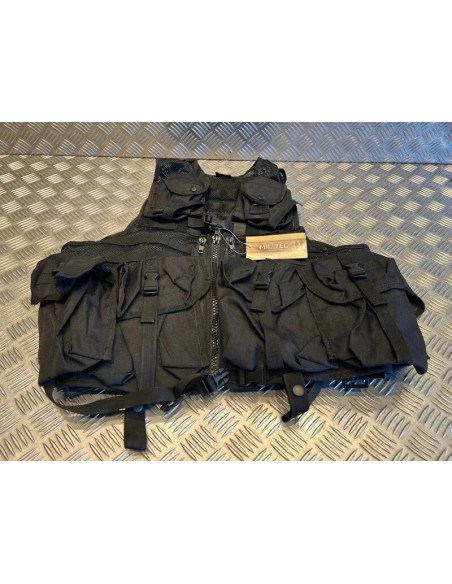 Gilet tactique 8 Pockets Tactical Vest Modular System Mil-Tec - CCE noir