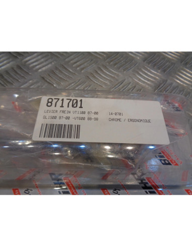 levier frein aluminium chrome moto honda vt 600 1100 shadow gl 1500 goldwing bih