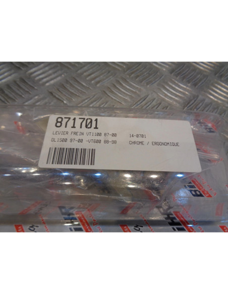 levier frein aluminium chrome moto honda vt 600 1100 shadow gl 1500 goldwing bih
