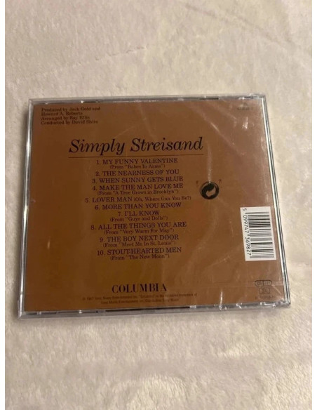 disque cd neuf barbra streisand simply streisand 50997473698