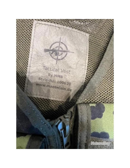 Gilet tactique light camo système Molle mfh pour airsoft paintball