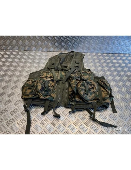 Gilet tactique 9 Pockets Tactical Vest Mil-Tec - camo digit