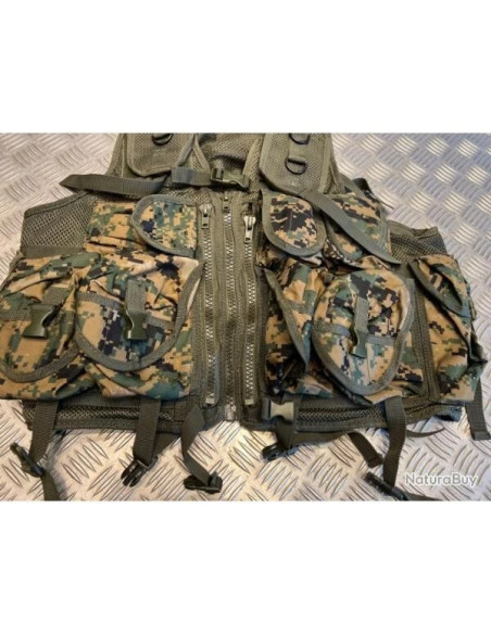 Gilet tactique 9 Pockets Tactical Vest Mil-Tec - camo digit