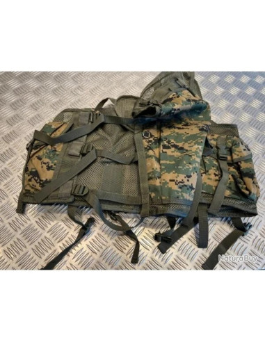 Gilet tactique 9 Pockets Tactical Vest Mil-Tec - camo digit