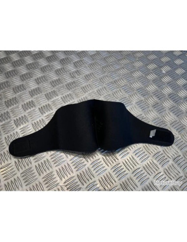 Masque néoprène demi flamme noir et orange