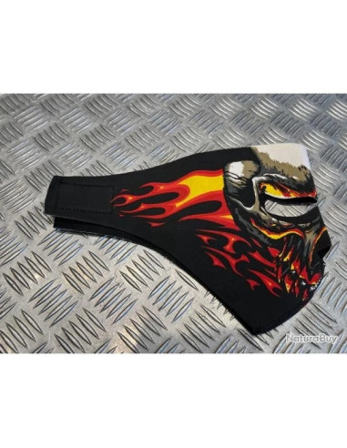 Masque néoprène Airsoft intégral Red zombie
