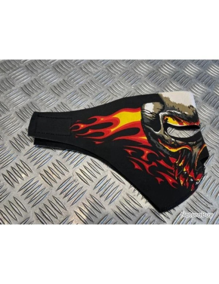Masque néoprène Airsoft intégral Red zombie