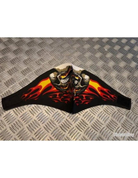 Masque néoprène Airsoft intégral Red zombie