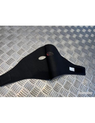 Masque néoprène intégral Red skull white lines