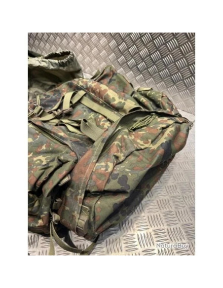 MFH Sac à dos de montagne type bergen German Army 80 L Flecktarn