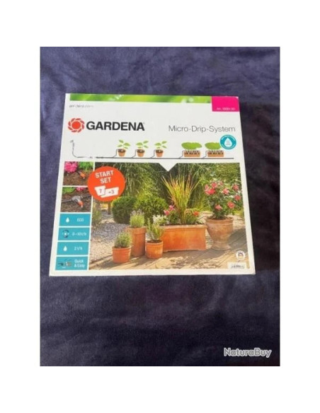 GARDENA arrosage goutte plantes pots M Micro-Drip® 7 pots 3 jardinieres 13001-20