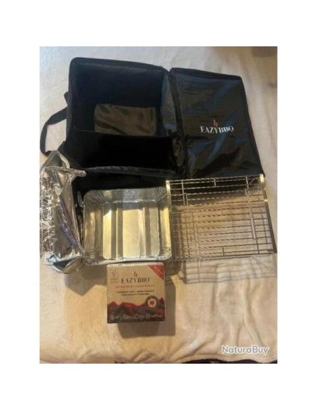 barbecue portatif sac isotherme boissons nouriture prise usb randonnee bivouac