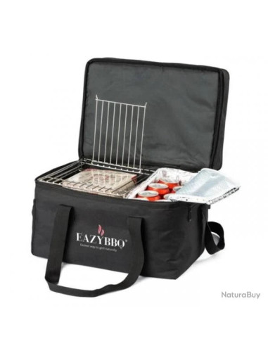 barbecue portatif sac isotherme boissons nouriture prise usb randonnee bivouac