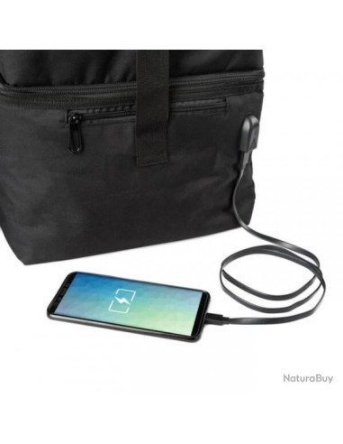 barbecue portatif sac isotherme boissons nouriture prise usb randonnee bivouac
