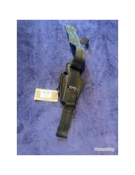 HOLSTER DE CUISSE POUR DROITIER VERT OLIVE AVEC SANGLES MULTI POSITIONS