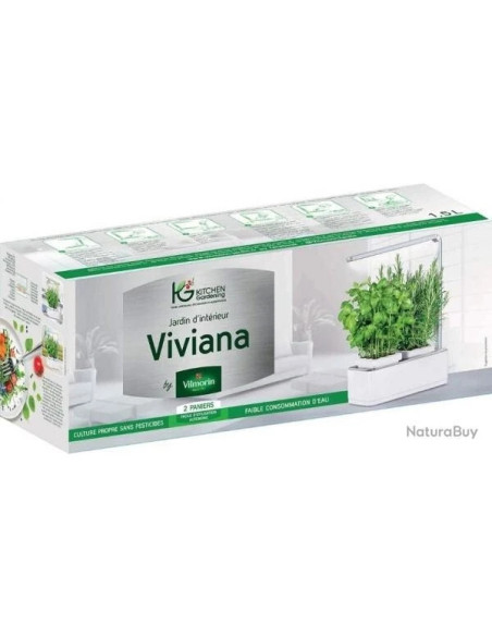 Jardin d'intérieur Viviana avec Kit de démarrage et puce NFC