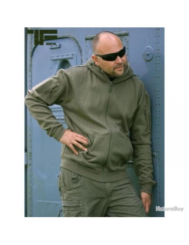 Sweat tactique capuche task force 2015 vert kaki taille xl , xxl , xxxl tf-2215