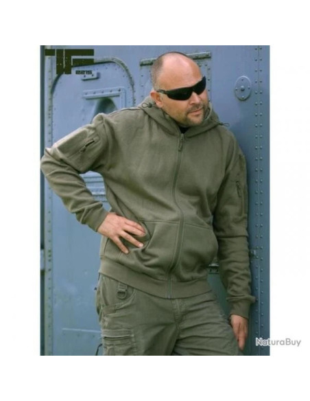 Sweat tactique capuche task force 2015 vert kaki taille xl , xxl , xxxl tf-2215