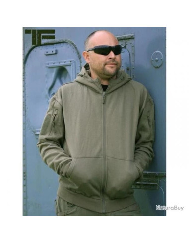 Sweat tactique capuche task force 2015 vert kaki taille xl , xxl , xxxl tf-2215