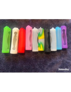 Lot de 10 etui de protection silicone pour Accus pile ce 18650