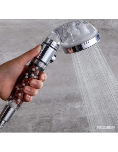 9 Recharge billes pommeau douche eco thermale 3 Billes blanc rouge gris ion nega