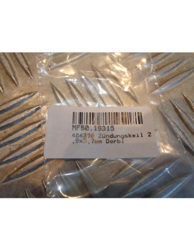 clavette demi lune allumage 2,5 mm x 3,7 mm moto 50 derbi senda drd x treme race