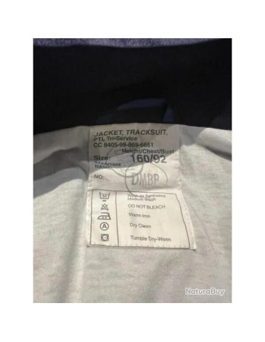 Veste blouson anglais bleu marine taille 160 / 92 neuf