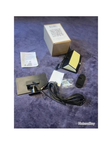 lampe solaire applique murale extérieur spot avec détecteur 468 led ip65