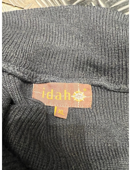 pull idaho col zipe noir taille xl