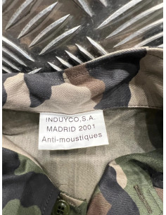 chemise militaire Induyco S.A Madrid 2001 Anti-moustiques taille 43 - 44 neuf 2