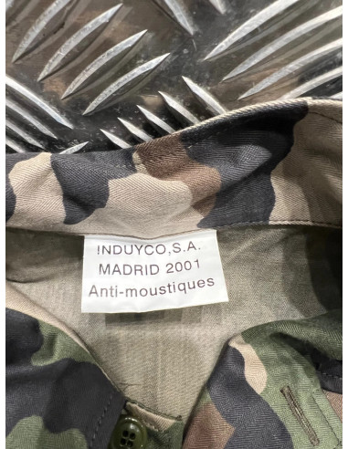 chemise militaire Induyco S.A Madrid 2001 Anti-moustiques taille 43 - 44 neuf