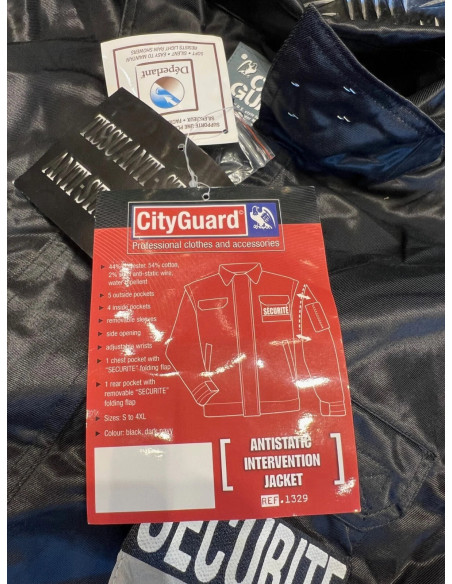 blouson intervention anti-statique noir CityGuard xxl 1329