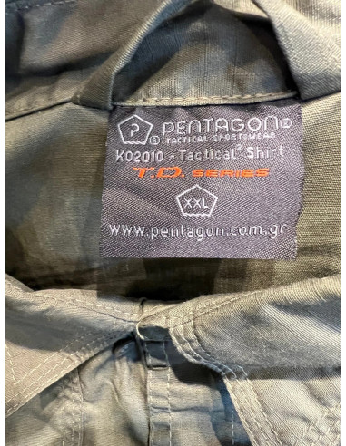 chemise pentagon vert olive neuf taille xxl k02010-06