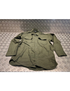 chemise tactique manches longues ripstop long sleeve mil-tec vert olive taille s