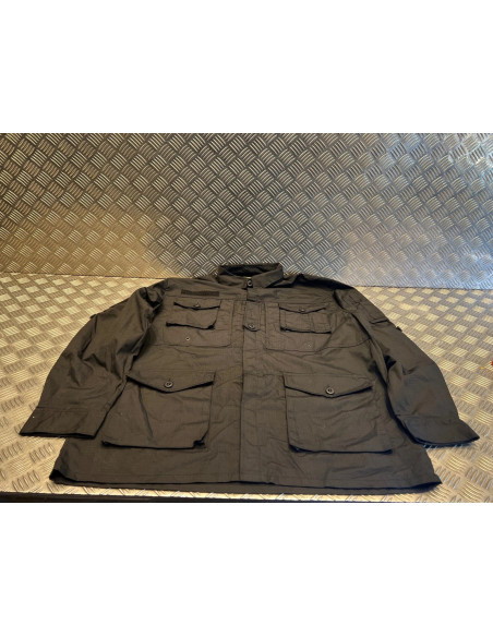 Veste Commando Smock Shirt Noir Mil-Tec Taille Xl