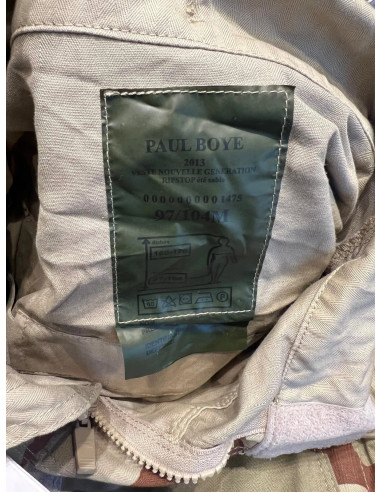 veste combat armee terre nouvelle generation paul boye 2013 ete sable 97/104m