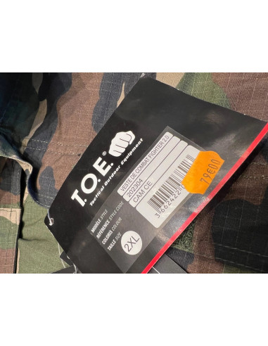 veste toe 202304 combat fighter 2.0 neuf taille xxl camo