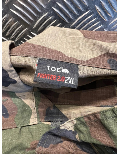 veste toe 202304 combat fighter 2.0 neuf taille xxl camo