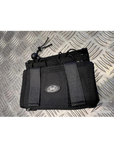 MFH Brassard porte carte avec poche pour argent noir