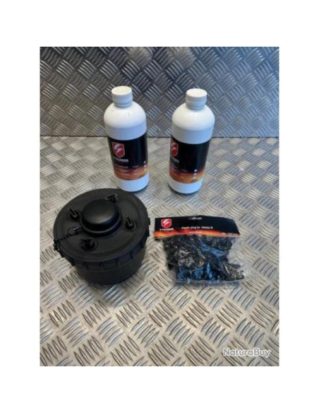 Mine a pulverisation eau S Thunder CO2 black 2 bouteilles poudre 100 bouchons
