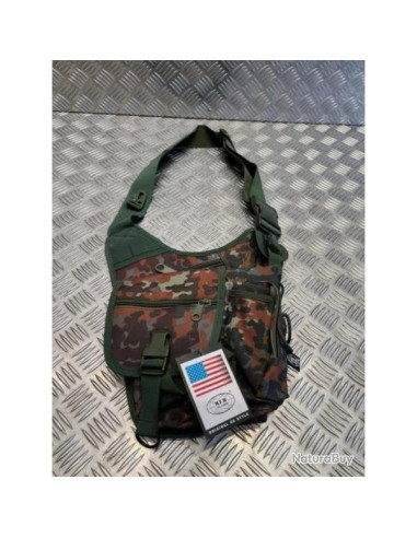 MFH Sacoche militaire en bandoulière bw camo shoulder bag