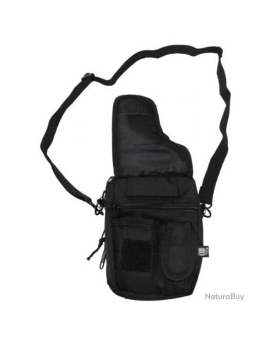 Sacoche bandoulière noir avec étui détachable mfh