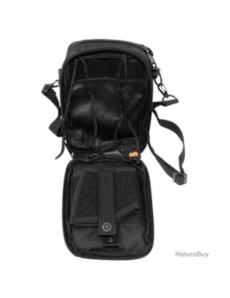 Sacoche bandoulière noir avec étui détachable mfh