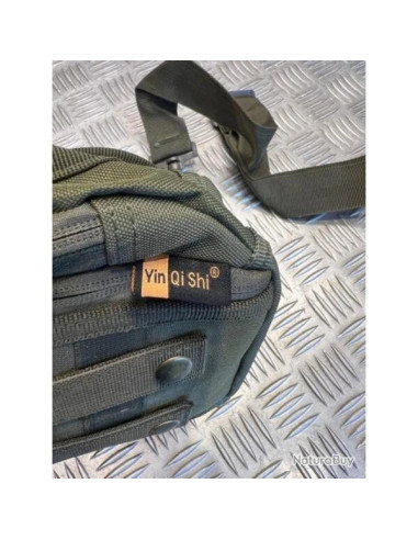 sac a main multi poches yin qi shi kaki en mode banane ou bandoulière