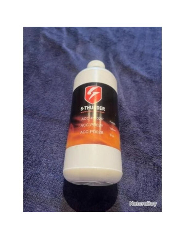 Bouteille 500g poudre colorante non toxique mine a gaz eau jaune ou violette