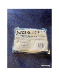 5 masques tissu protection visage protection poussiere travail bois carrosserie