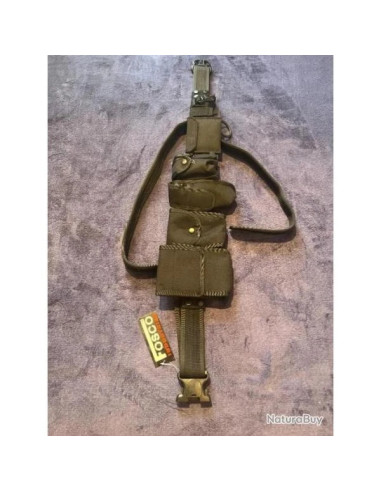 CEINTURE CEINTURON DE POLICE DE LUXE AVEC MULTI POCHETTES ET PORTE CHARGEUR