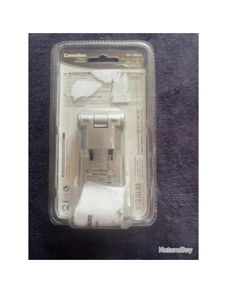 CHARGEUR PILES POUR AAA AA NI-MH NI-CD BC-1021C + 2 ACCUS AA 2300 MAH CAMELION